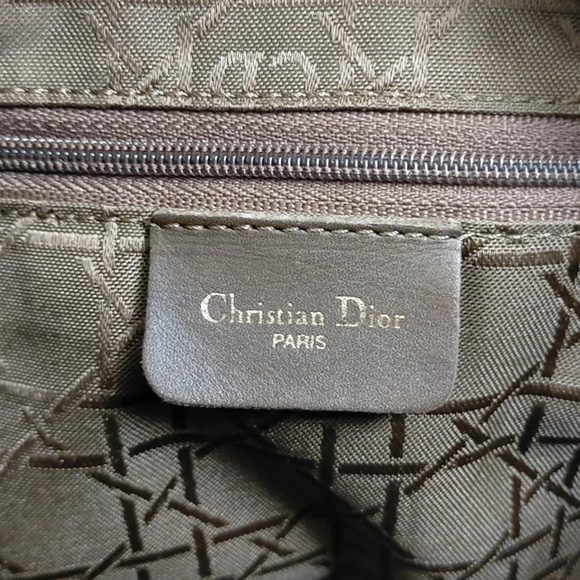 Lady Dior handbag in nylon  quilting with gold details - Picture 6 of 8